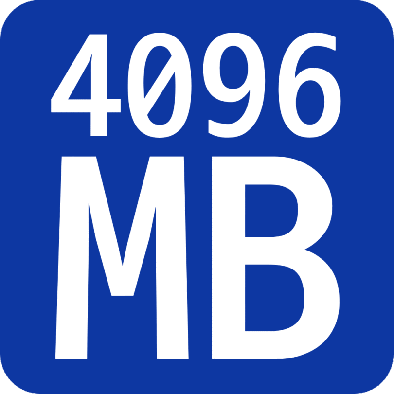 4096MB