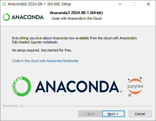 Figure 9. Anaconda Cloud Coding Notification