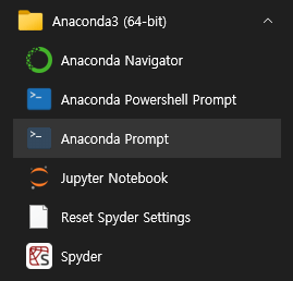 Figure 11. Finding Anaconda Prompt