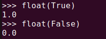 Figure 5. Python converts boolean values into floating-point numbers