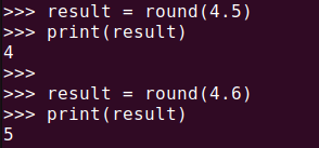 Figure 1. Rounding with Python round() function