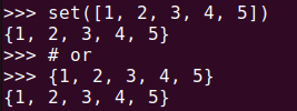 図1. Python set作成方法2つ